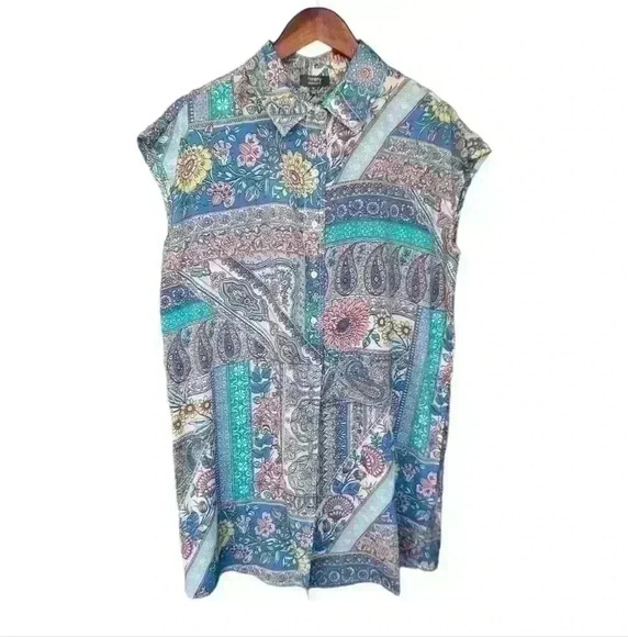 NWT Paisley tunic - Picture 2 of 8